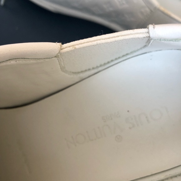 Authentic Louis Vuitton women’s leather sneakers - Picture 4 of 6